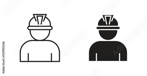 User helmet safety icon