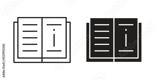 User guide icon Logos. Flat Vector Icon Design Template