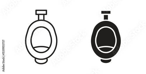 Urinal icon Logos. Flat Vector Icon Design Template