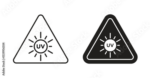 UV light do not look sign