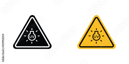 UV light do not look sign