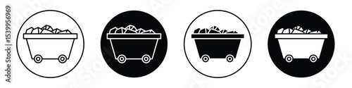 Trolley with coal icon