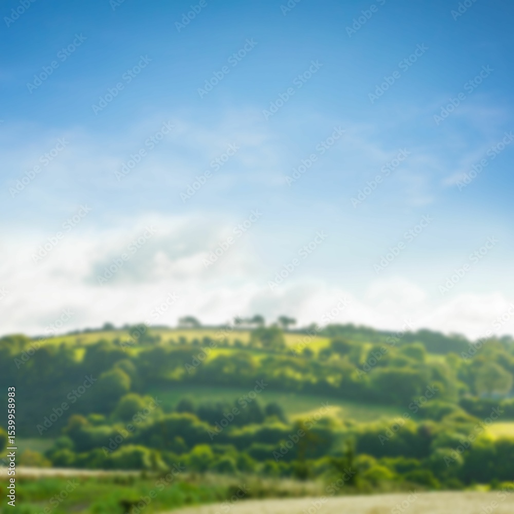 Obraz premium Landscape against blue sky