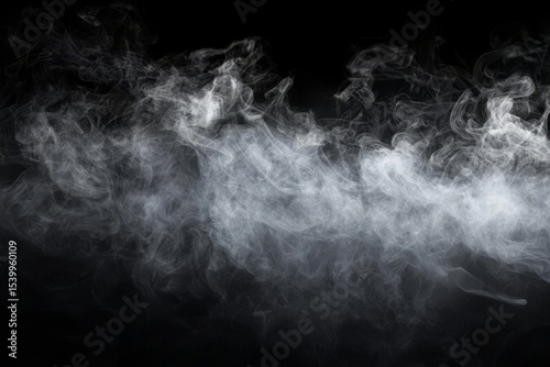 An artistic representation of tranquil smoke formations.