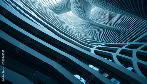 Wallpaper Mural abstract blue background Torontodigital.ca