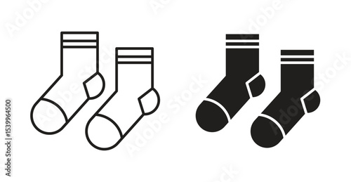 Socks icon Logos. Flat Vector Icon Design Template