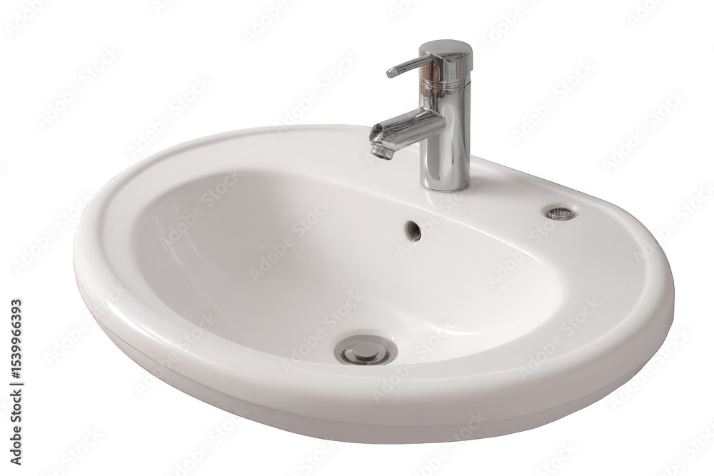 Fototapeta premium Oval Bathroom Sink