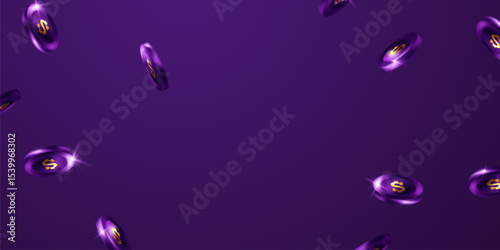 casino background vector illustration for gambling poster banner elegant design