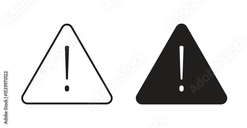 Risk icon Logos. Flat Vector Icon Design Template