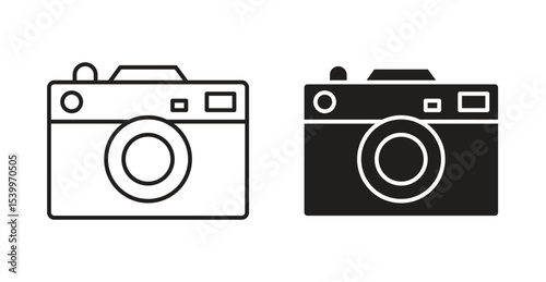 Retro camera icon