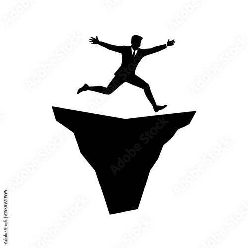 full body silhouette of business man jumping gap b.svg