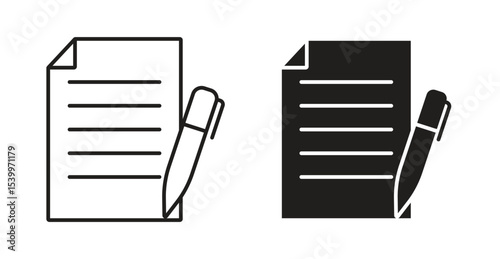 Registration paper icon