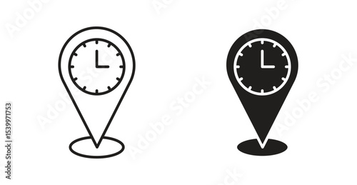 Real time location icon
