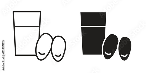 Ramadan iftar icon Logos. Flat Vector Icon Design Template