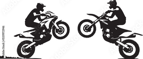 motorcycle rider silhouette, bike, motorcycle, bicycle, motocross, sport, silhouette, vector, biker, motorbike, extreme, race, motor, cross, jump, rider, illustration, cyclist, cycle, speed, cycling, 