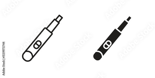 Pregnancy test icon Logos. Flat Vector Icon Design Template