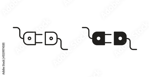 Plug connection icon