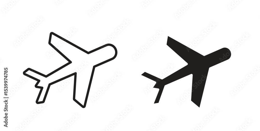 Fototapeta premium Plane icon