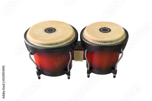 bongo isolated on white background