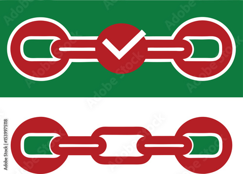 Abstract neural network connection with checkmark illustrating ai concept