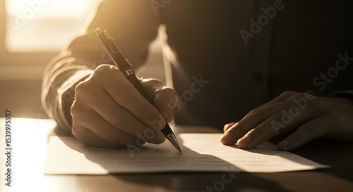 writing on a table