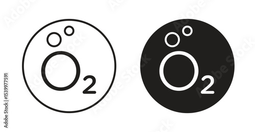 Oxygen O2 icon