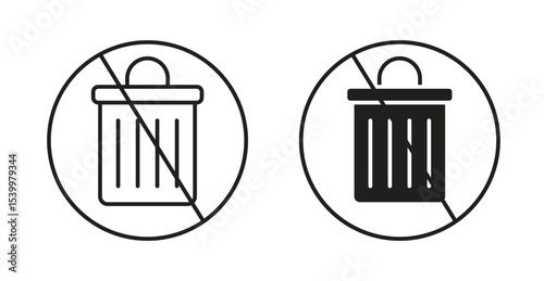No trash icon