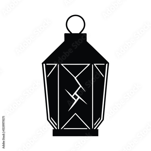 Glowing mystical runes encased within an ornate illuminated lantern design