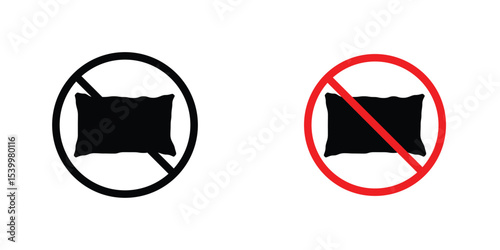 No pillow sign