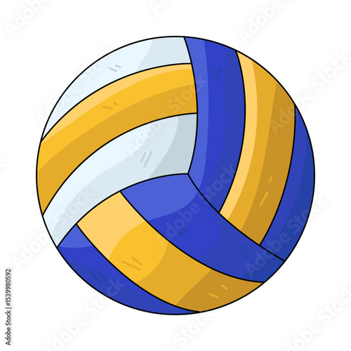 Illustration of volleyball 