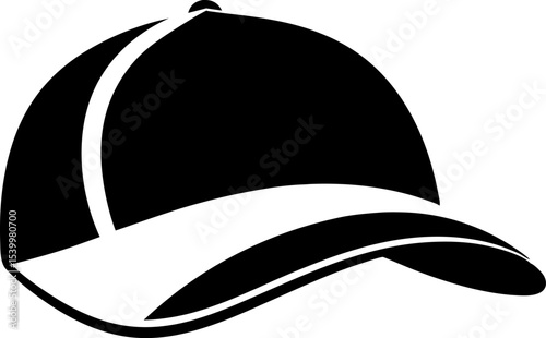 Cap Silhouette Vector Illustration 