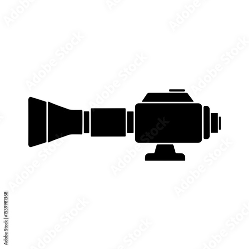Telephoto lens icon representing Car & Motorsport Photographer's Day  