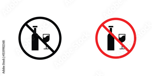 No alcohol sign