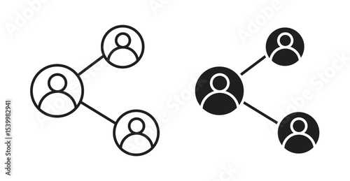 Network icon Logos. Flat Vector Icon Design Template