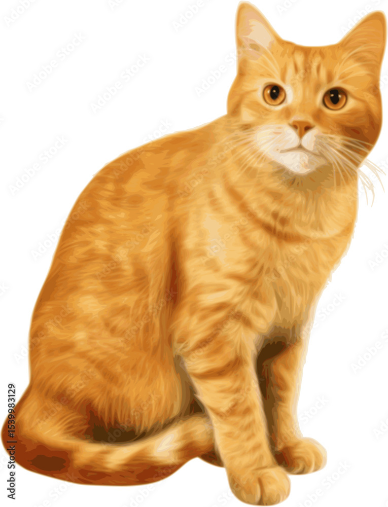 Obraz premium Cat vector illustration