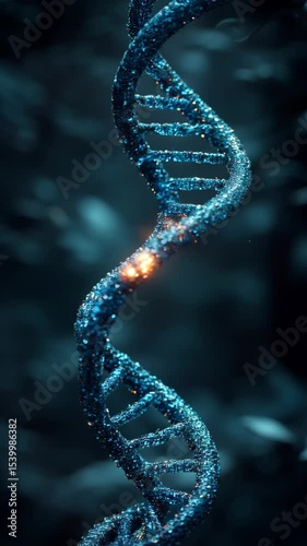 DNA. Created with AI.