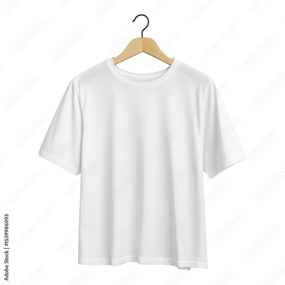 Casual clothing display home interior photo of plain white t-shirt minimalist setup front view fashion concept Casual clothing display home interior photo of plain white t-shirt minimalist setup front view fashion concept