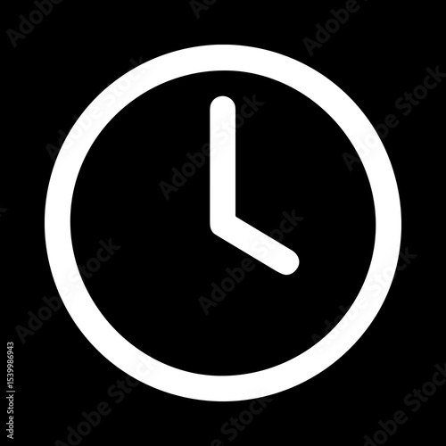 Clock Face Four O'Clock