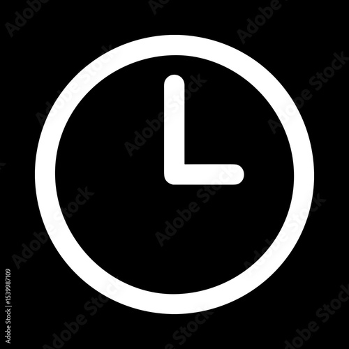 Clock Face Three O'Clock