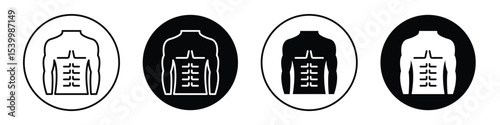 Male torso icon