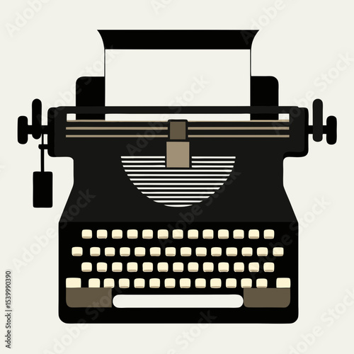 old fashioned typewriter