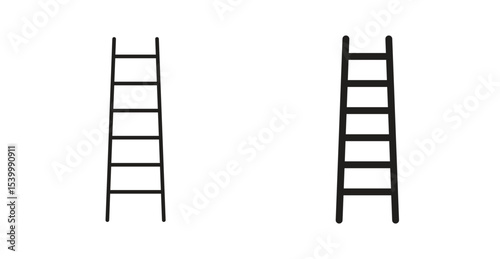 Ladder icon for social media, app, and web design. Vector illustration.