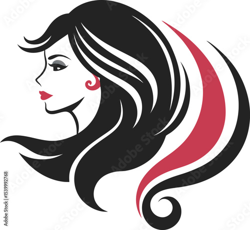 This collection of black and white images showcases various women's hairstyles, ranging from short bobs to long, flowing locks, with some featuring braids or headwear