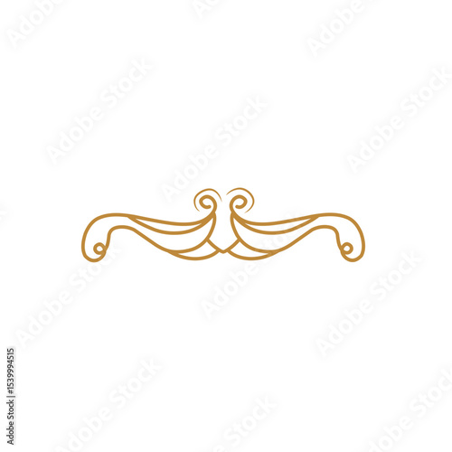 swirl line elements vintage