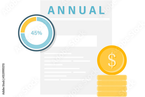annual budget visualization