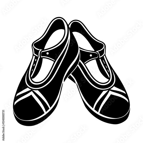 Find black mary jane shoes vector illustration perfect for fashion design projects and more ideas online