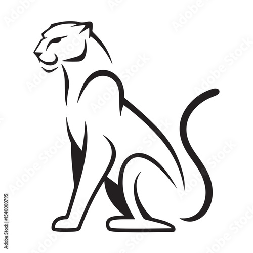 Cute vector cartoon illustrations feature black cat silhouettes , capturing the essence of domestic animal characters