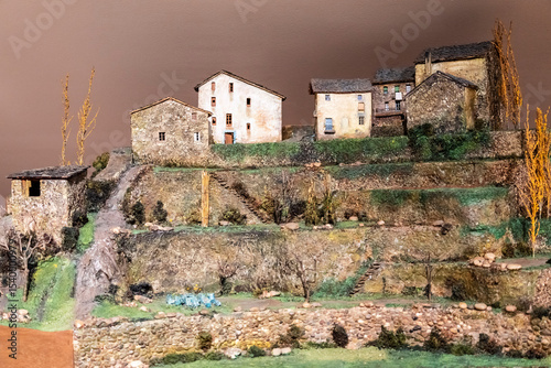 Collection of models of Romanesque art in Andorra, town of Engordany, Escaldes-Engordany Art Center (CAEE), , Principality of Andorra