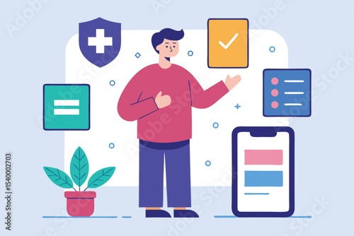 person-comparing-insurance-plans-on-mobile-app----.eps
