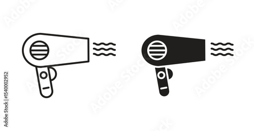 Hair dryer icon